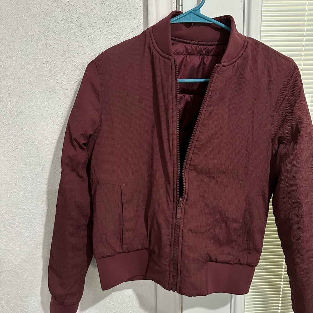 Lululemon bomber jacket size 4